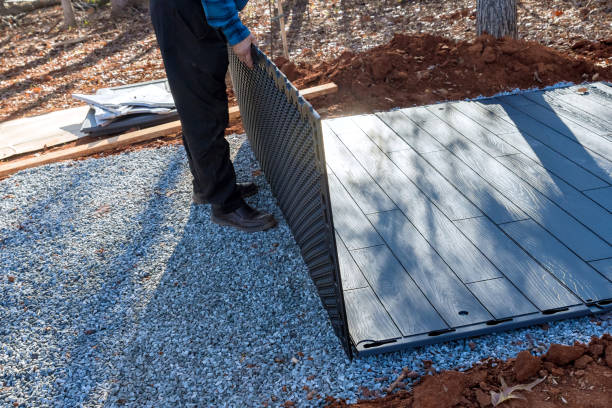 istock Putting together a plastic shed for in the back yard 1446699996