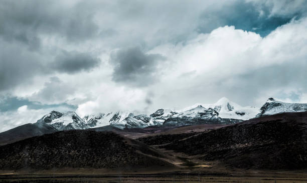 istock Snow-capped mountains in Tibet, China 1446700754