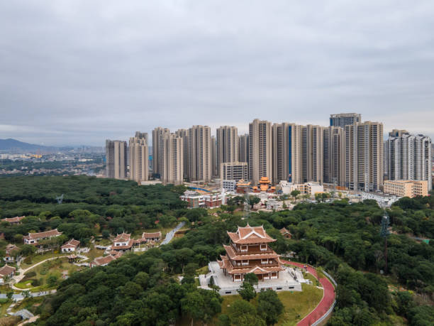 istock urban buildings under construction by urban green space 1446701303
