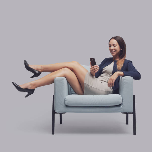 istock Businesswoman videocalling with her smartphone 1446711493