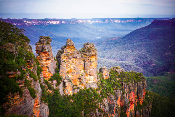 istock The Three Sisters rock formation in Jamison Valley, Australia 1446714222