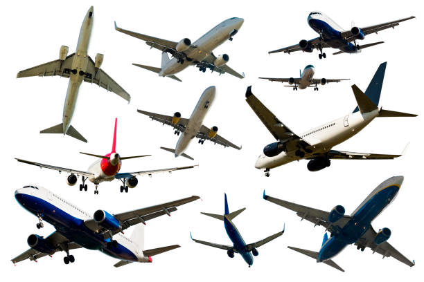 istock Collection with many planes isolated on a white background 1446716265