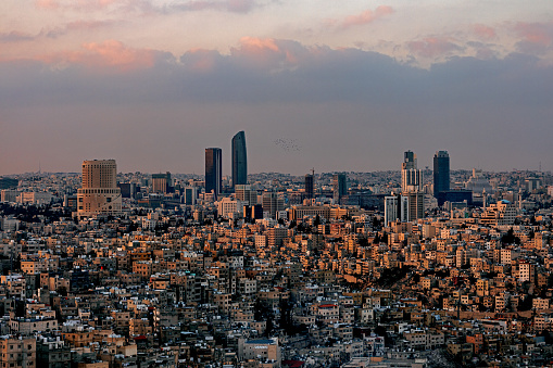 Amman city landscape Jordan