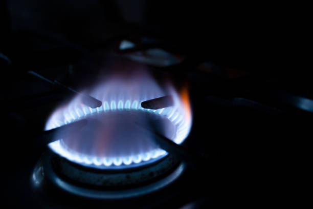 National gas stocks for domestic and industrial use is the main topic nowadays stock photo