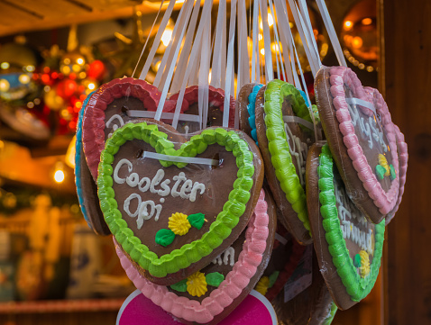 Gingerbread Hearts as Gift for Family Members