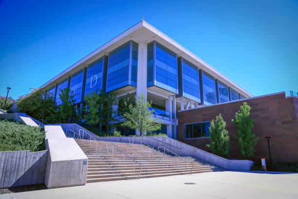 J Willard Marriot Library at the University of Utah in Salt Lake City. stock photo