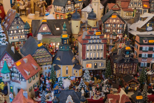 istock Light Houses on Christmas Market 1446732630