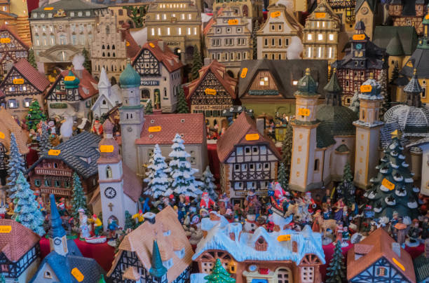 istock Miniature Town with half timbered Houses 1446732655