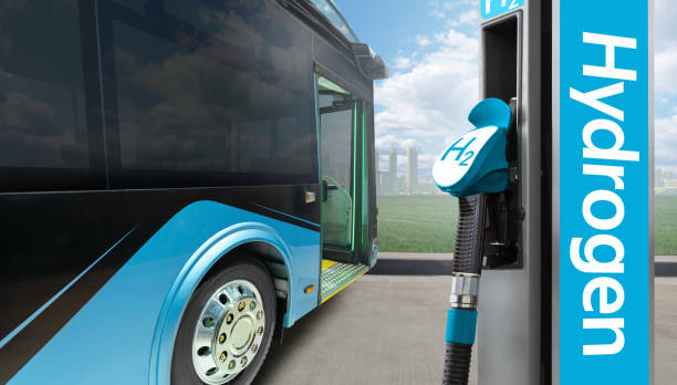 istock A hydrogen fuel cell city bus concept. 1446735736