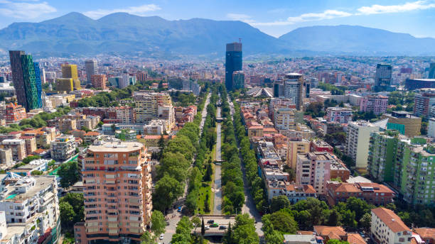 istock Tirana Albanian Capital river 1446738136