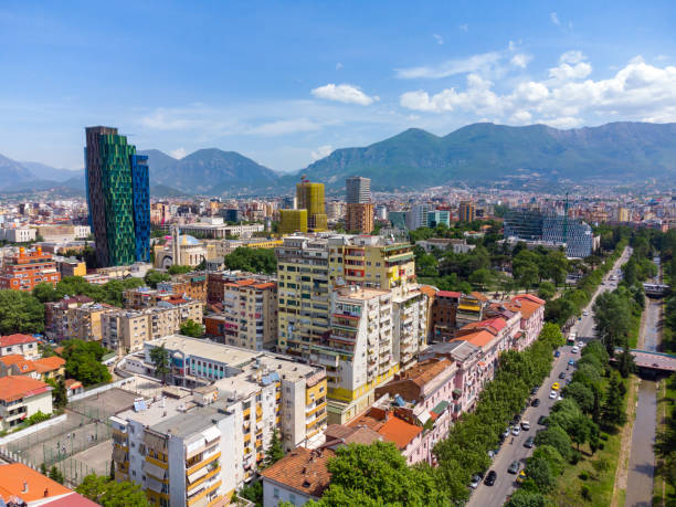 istock Tirana Albanian Capital river 1446738153