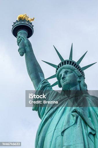 istock Statue of Liberty in United States of America. 1446746633