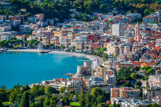 Golfo de Rapallo - foto de acervo