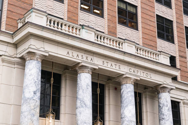 istock Facade of the Alaska State Capitol Building 1446764528