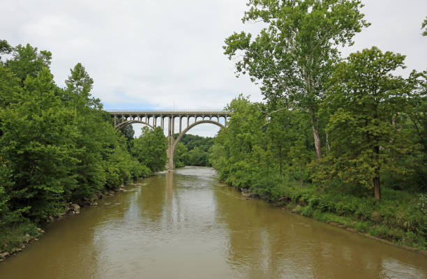 istock Landscape with Brecksville-Northfield High Level Bridge 1446774832