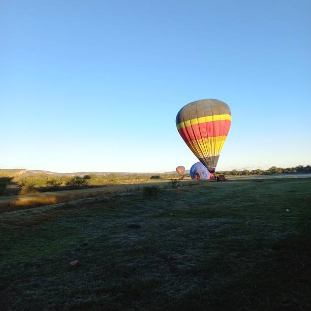 istock Hot air balloon morning 1446778010