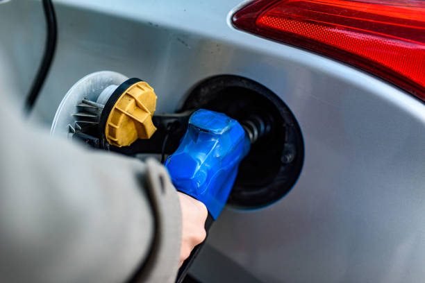 istock Korean Man Gasing at a Gas Station 1446783462