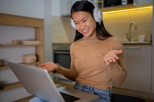 istock Woman working from home 1446786429