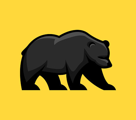 Black Bear symbol or icon.
