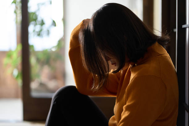 istock Anxious and depressed woman 1446791747