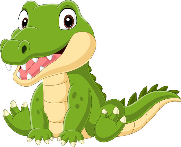 Ilustración de Caricatura Lindo Bebé Cocodrilo Sentado y más Vectores Libres de Derechos de Vector - Vector, Alegre, Aligátor - iStock Ilustración de Caricatura Lindo Bebé Cocodrilo Sentado y más Vectores Libres de Derechos de Vector - Vector, Alegre, Aligátor - iStock