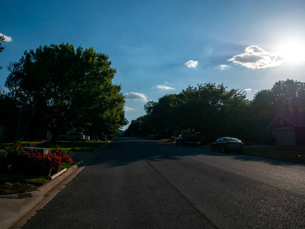 istock Neighborhood street 1446792352