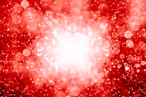 istock Fancy ruby red Christmas, Valentine Day, New Year’s eve or birthday glitter sparkle background white glam border 1446793512