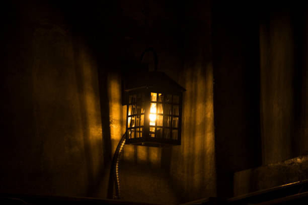 istock vintage lamp, lantern decorative in home with vintage tone. 1446803063