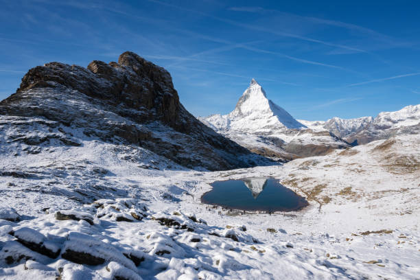 istock Matterhorn Beautiful Swiss alps at Switzerland. 1446816362