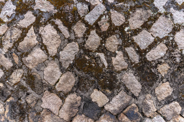 Textured background of stone wall