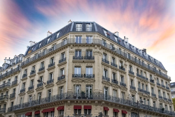 istock Paris, beautiful building in the Marais 1446821538