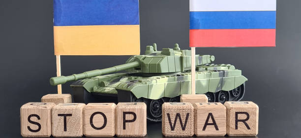 istock Stop war Russia and Ukraine special military operation closeup 1446824721