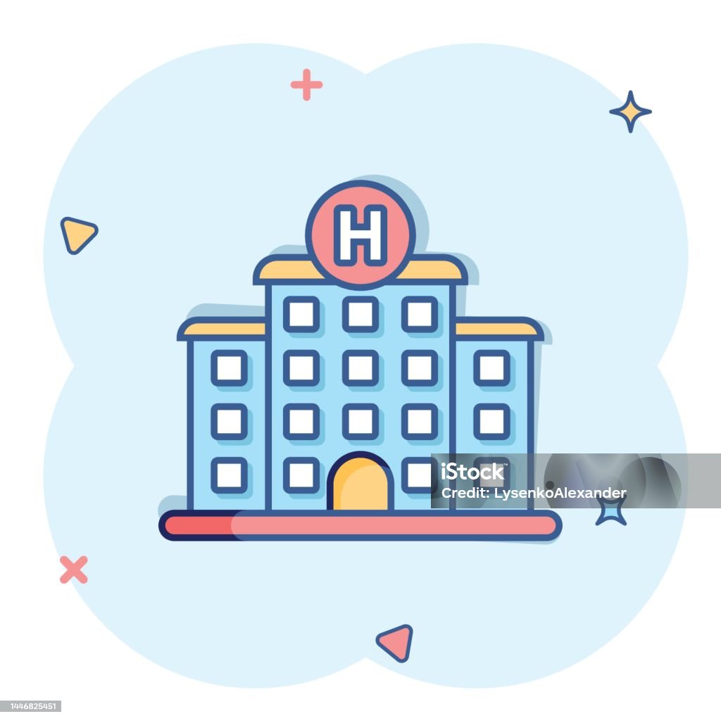 Hospital Building Icon In Comic Style Medical Clinic Cartoon Vector Illustration On Isolated Background Medicine Splash Effect Sign Business Concept Stock Illustration - Download Image Now - iStock Hospital Building Icon In Comic Style Medical Clinic Cartoon Vector Illustration On Isolated Background Medicine Splash Effect Sign Business Concept Stock Illustration - Download Image Now - iStock