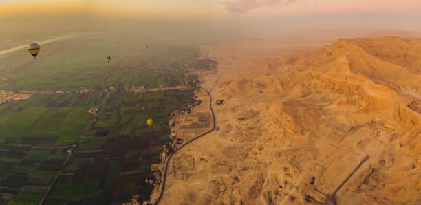 istock Aerial view from hot air balloon 1446836319