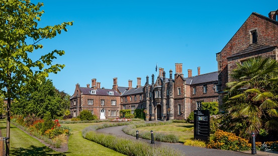 Montacute.Somerset.United Kingdom.October 31st 2021.View of Motacute House in Somerset