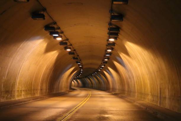 istock Roadway through a tunnel in Virginia, USA 1446839279