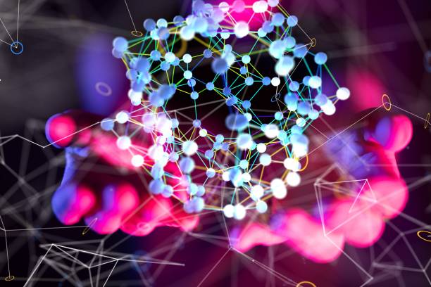 istock 3D rendering of neural networks, Blockchains - Global network concept 1446842300