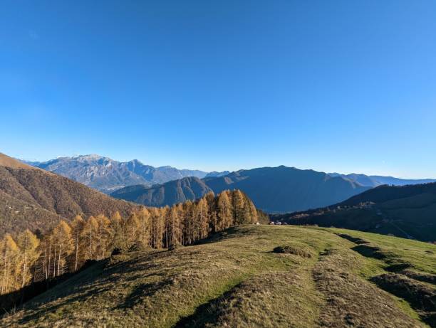 istock Beautiful mountainous landscape under a blue sky 1446846059