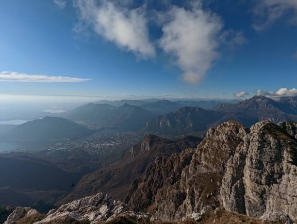 istock Beautiful mountainous landscape under a cloudy sky 1446846061