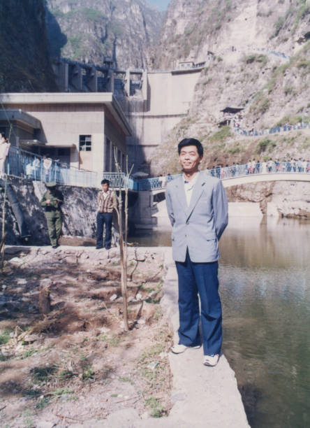 1990s Chinese Men Real Life Old Photo