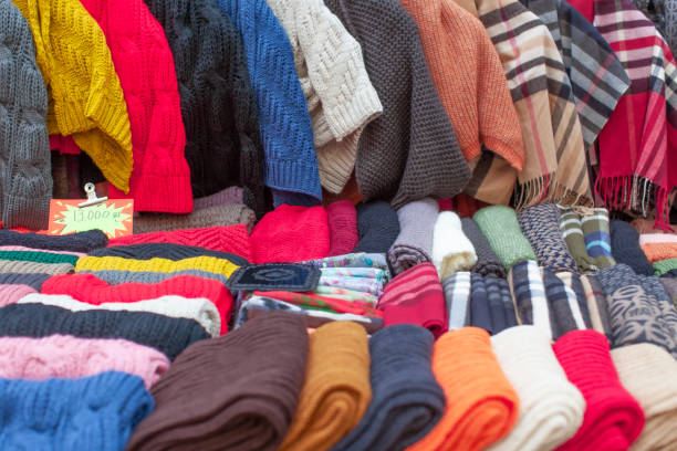 Myeong-dong, Seoul is always crowded. I sometimes sell clothes at street stalls through the crowd