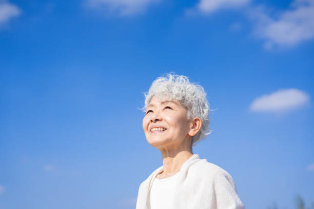 istock Senior woman looking to the future 1446866662