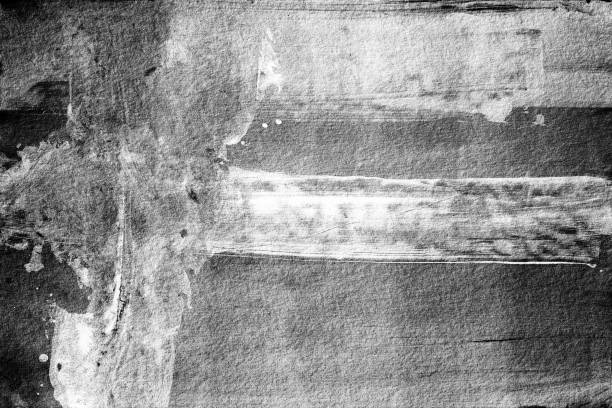istock Black and white, grayscale, monochrome, Hand painted Watercolor Backgrounds 1446873776