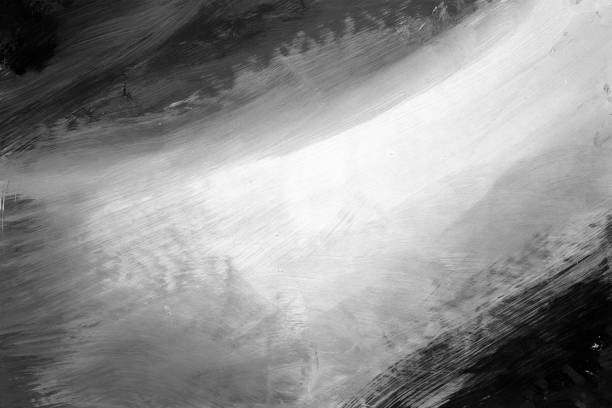 istock Black and white, grayscale, monochrome, Hand painted Watercolor Backgrounds 1446874939