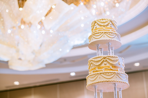 Wedding Cake, Wedding Reception, Wedding, Table, Cake