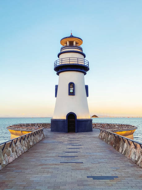 istock lighthouse on the pier China Zhuhai 1446899001