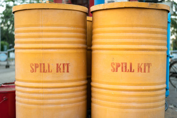istock Chemical spill kit containment box 1446902857