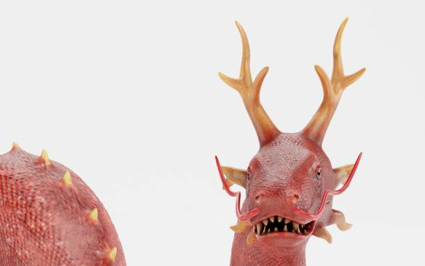 istock Realistic 3D Render of Chinese Dragon 1446906367