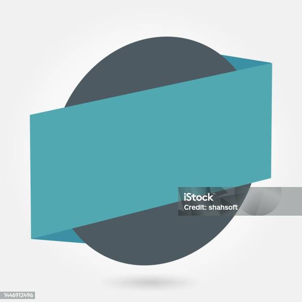 Label Background Ribbon Design Ribbon Label Banner Design Template Stock Illustration - Download Image ...