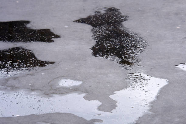istock reflect on water and wet floor 1446916287